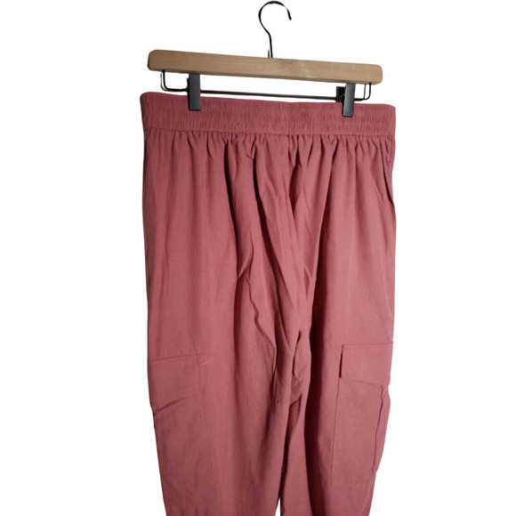 Area Stars Waffle Cargo Jogger Pants Mauve Size Large NWT - Picture 3 of 8